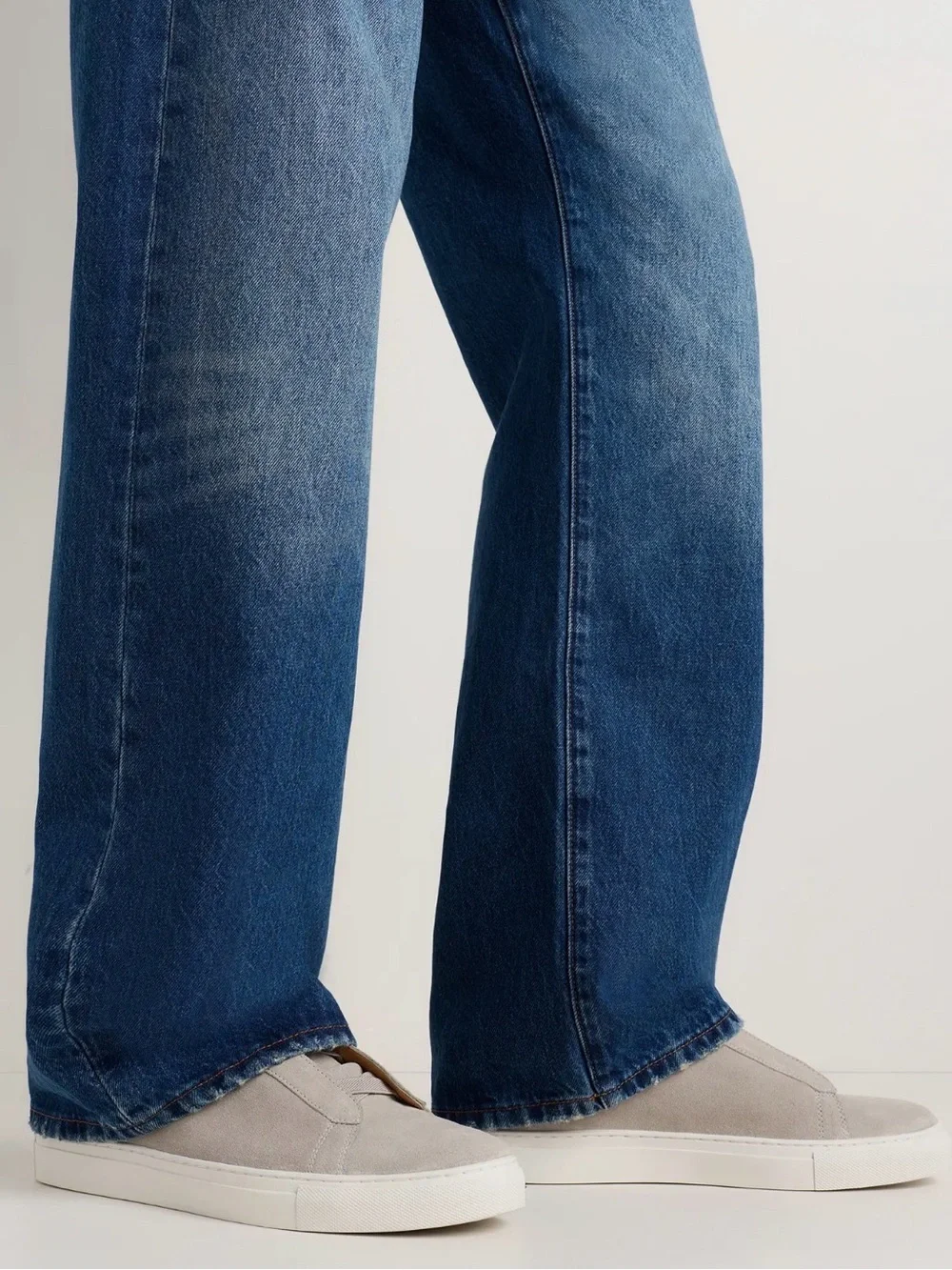 Italian Suede Tailored Sneaker